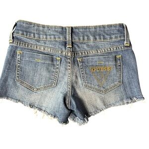 Video clip 😍 Y2K Guess Low Rise embellished back pocket Shorts  Vintage